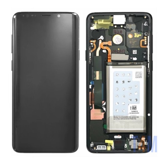 Touch+Display+Frame+Bateria Samsung Galaxy S9 Plus/G965f Service Pack Preto